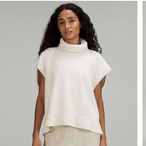 Lululemon brushed cotton tunic sweater